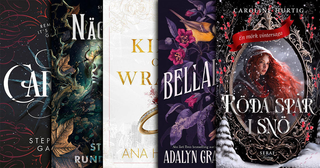 De snyggaste bokomslagen just nu. Sett genom en designers ögon.